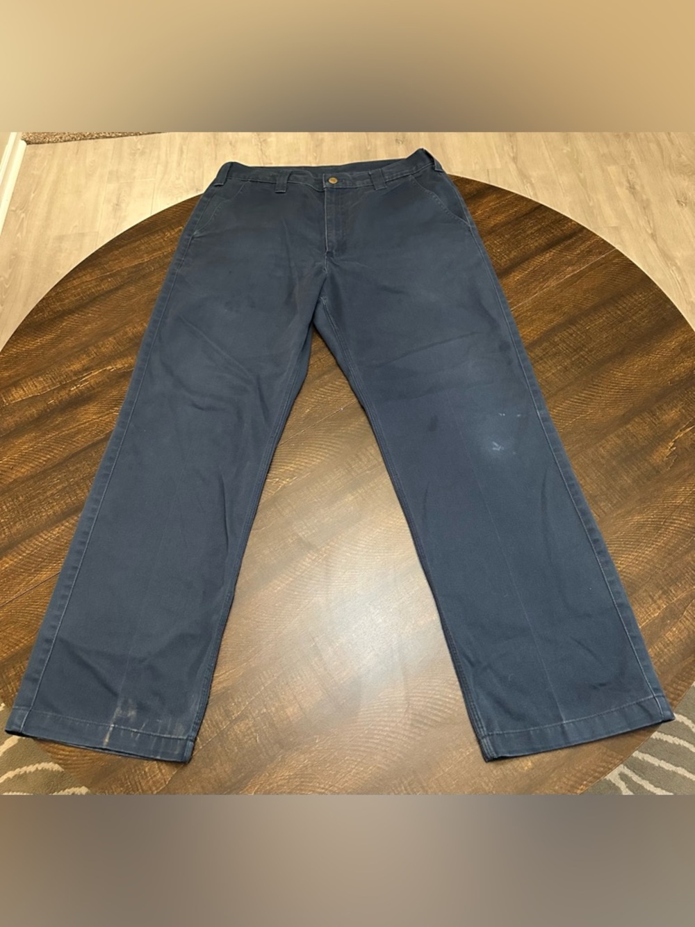 Carhartt Blended Twill Pants Work Wear B290 Relaxed Fit Chino Flat-36x31